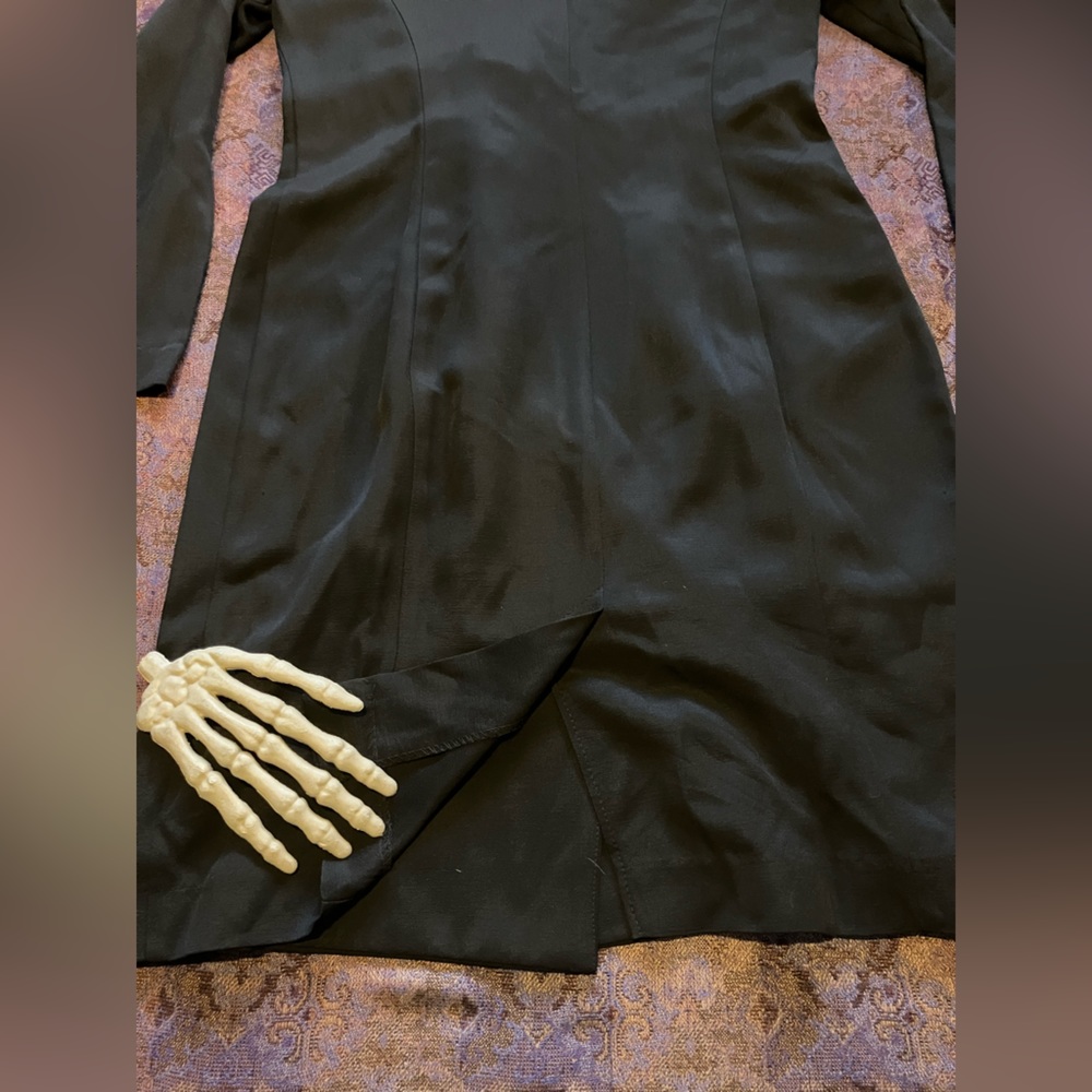 ๐ SOLD ๐ Vintage Sassy Black Leopard Blazer Dress by Danny & Nicole ~ Size 8P - Picture 10 of 11